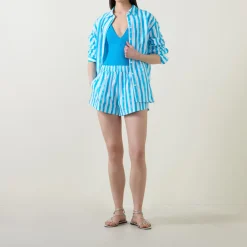Online Oversized Striped Shorts Women Swimwear & Beachwear