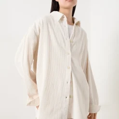 Hot Padow Corduroy Shirt Women Tops