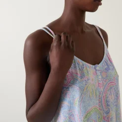 Online Paisley Print Chemise Women Sleepwear