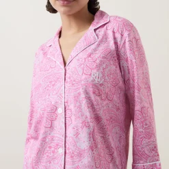 Best Paisley Pyjama Set Women Sleepwear