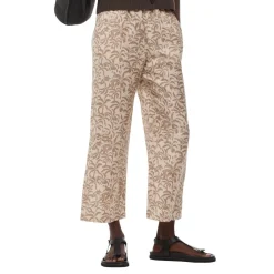 Clearance Palm Cropped Trousers Women Trousers & Shorts