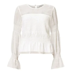 Pamela Blouson-Sleeve Top Women Tops
