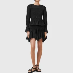 Outlet Pamela Shirred Top Women Tops
