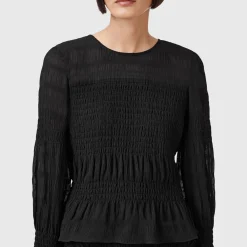 Outlet Pamela Shirred Top Women Tops