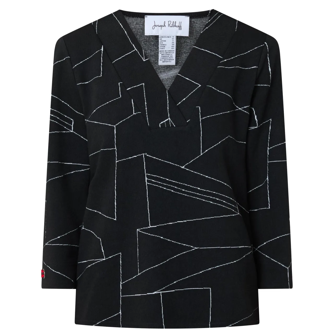 Online Panelled Long-Sleeved Top Women Tops