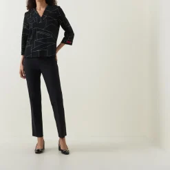 Online Panelled Long-Sleeved Top Women Tops