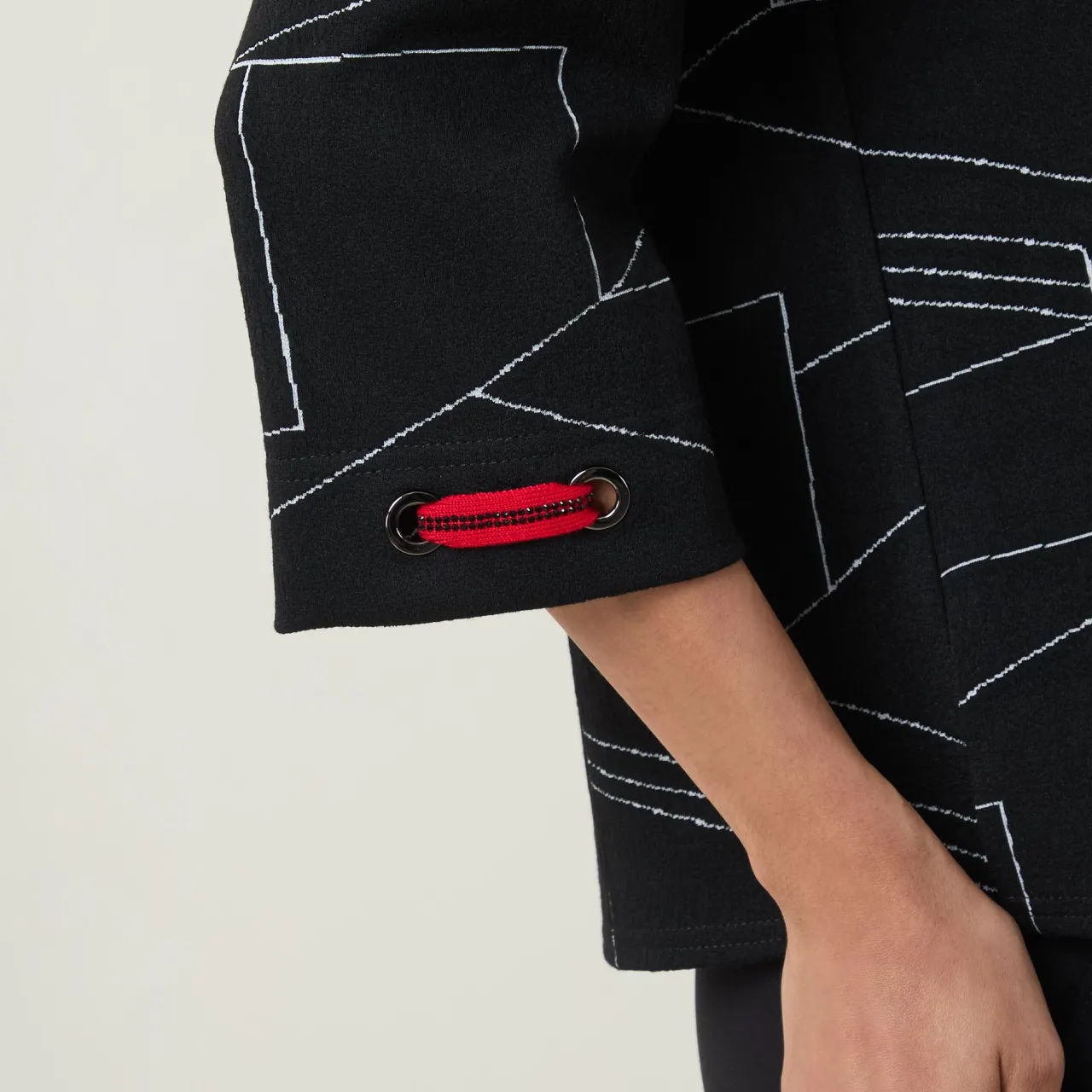Online Panelled Long-Sleeved Top Women Tops