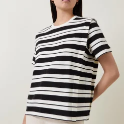Online Panny Lester Striped T-Shirt Women Tops
