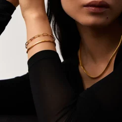 Clearance Paperclip Mini Chain Bracelet Women Bracelets