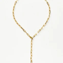 Online Paperclip Mini Chain Necklace Women Necklaces