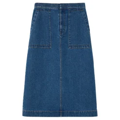 Sale Patch Pocket Denim Skirt Women Skirts