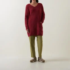 New Patch Pocket Knit Sweater Women Sweaters & Cardigans