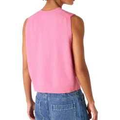 Best Patch Pocket Knit Vest Women Sweaters & Cardigans