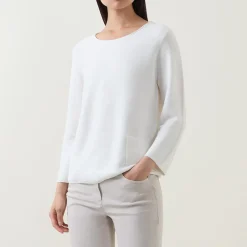 New Patch Pocket Ribbed Sweater Women Sweaters & Cardigans