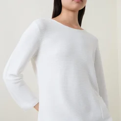 New Patch Pocket Ribbed Sweater Women Sweaters & Cardigans