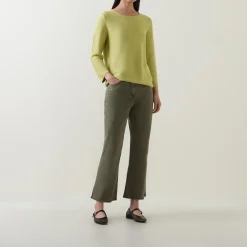 Hot Patch Pocket Ribbed Sweater Women Sweaters & Cardigans