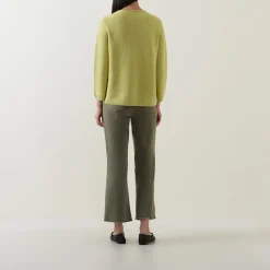 Hot Patch Pocket Ribbed Sweater Women Sweaters & Cardigans