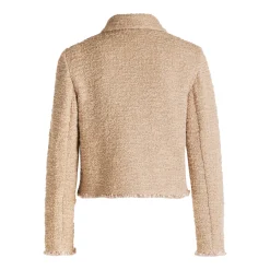 Outlet Patch Pocket Tweed Jacket Women Coats & Jackets