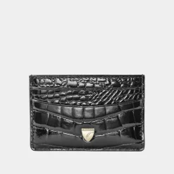 Outlet Patent-Croc Leather Cardholder Women Wallets