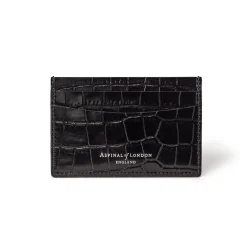Online Patent-Croc Shield Logo Leather Cardholder Women Wallets