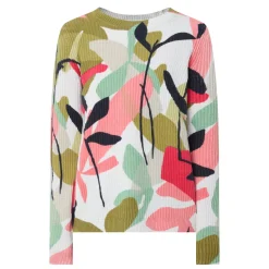 Online Patterned Ribbed Knit Sweater Women Sweaters & Cardigans