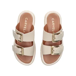 Clearance Pavilion Leather Flat Sandals Women Sandals