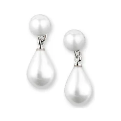 Discount Pearl Tear Drop Earrings Women Earrings