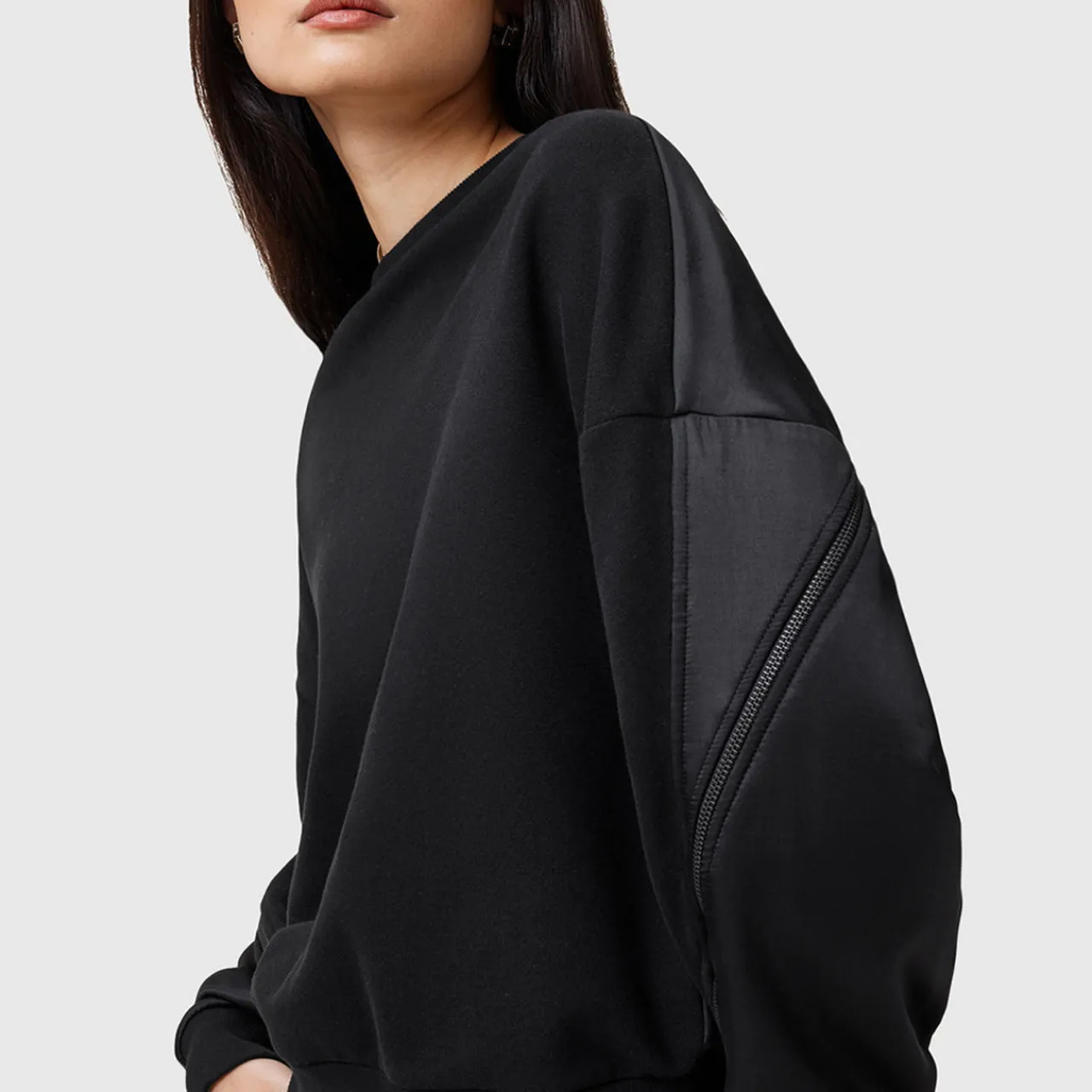 Hot Peggy Hybrid Zip Sweatshirt Women Sweatshirts & Hoodies