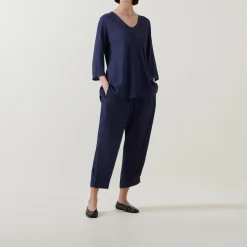 Penna Cropped Tapered Trousers Women Trousers & Shorts