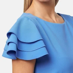 Discount Penny Ruffle Sleeve Dress Women Dresses