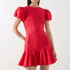 Discount Pepper Ruffle Mini Dress Women Dresses
