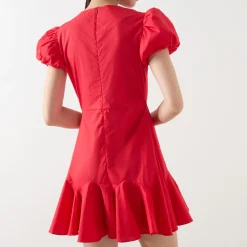 Discount Pepper Ruffle Mini Dress Women Dresses
