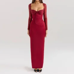 Clearance Perdi Lace Corset Gown Women Dresses