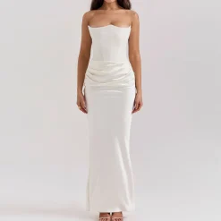 Clearance Persephone Strapless Corset Gown Women Dresses