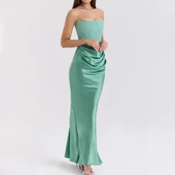 Best Persephone Strapless Corset Dress Women Dresses