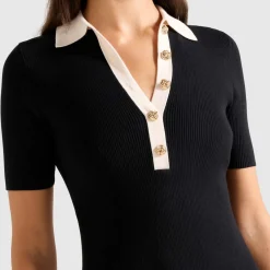 Best Phoebe Contrast Trim Mini Dress Women Dresses