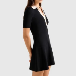 Best Phoebe Contrast Trim Mini Dress Women Dresses