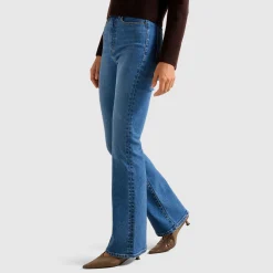 Clearance Phoebe Skinny Flared Leg Jeans Women Denim