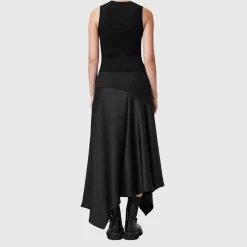 Discount Pia Asymmetric Satin Skirt Women Skirts