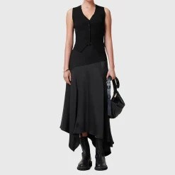 Discount Pia Asymmetric Satin Skirt Women Skirts