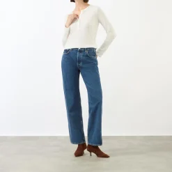 New Pia Pointelle Long-Sleeved T-Shirt Women Tops