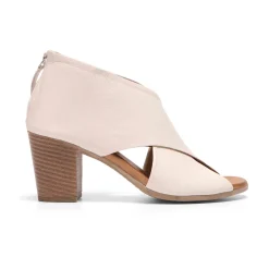Hot Piacere Leather Block Heels Women Heels