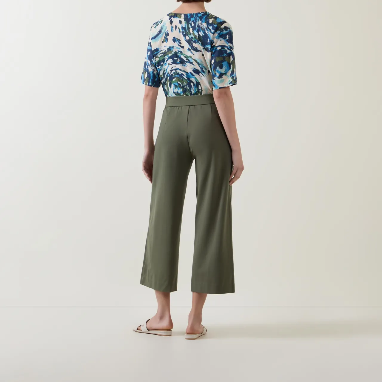 Best Piana Cropped Wide Leg Trousers Women Trousers & Shorts