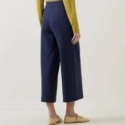 Clearance Piana Cropped Wide Leg Trousers Women Trousers & Shorts