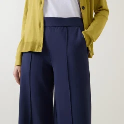Clearance Piana Cropped Wide Leg Trousers Women Trousers & Shorts