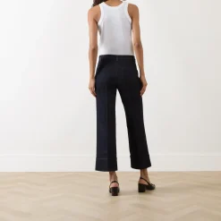 New Pierre Flared Cropped Trousers Women Trousers & Shorts