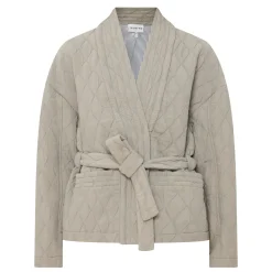Best Pifita Diamond Quilted Belted Jacket Women Coats & Jackets