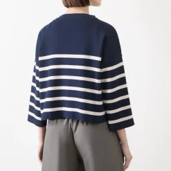New Pinide Striped Sweater Women Sweaters & Cardigans