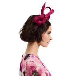 Pink Oversized Bow Headband Women Hats
