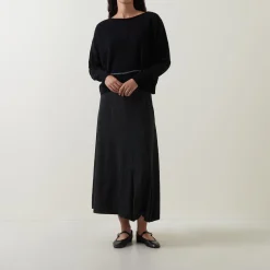 Hot Pinstripe Pleated Skirt Women Skirts